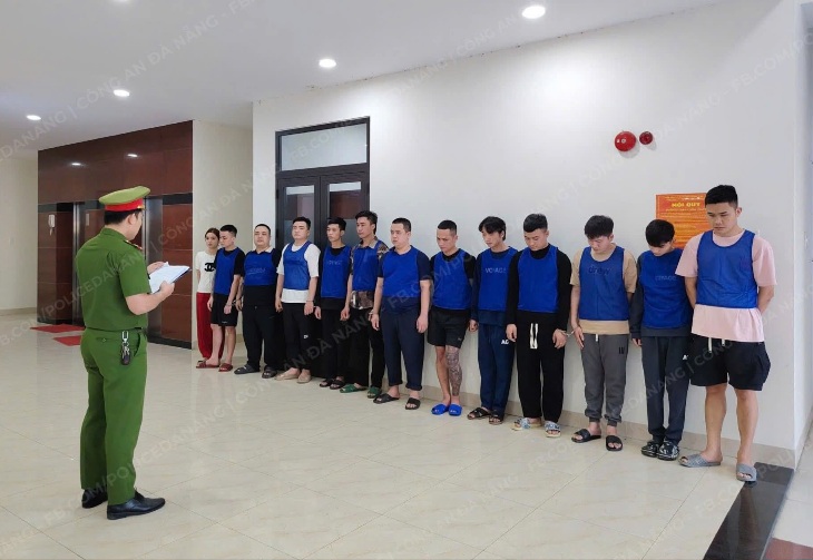 Cảnh sát hình sự Đà Nẵng đánh sập đường dây lừa đảo từ Campuchia. Ảnh: CACC
