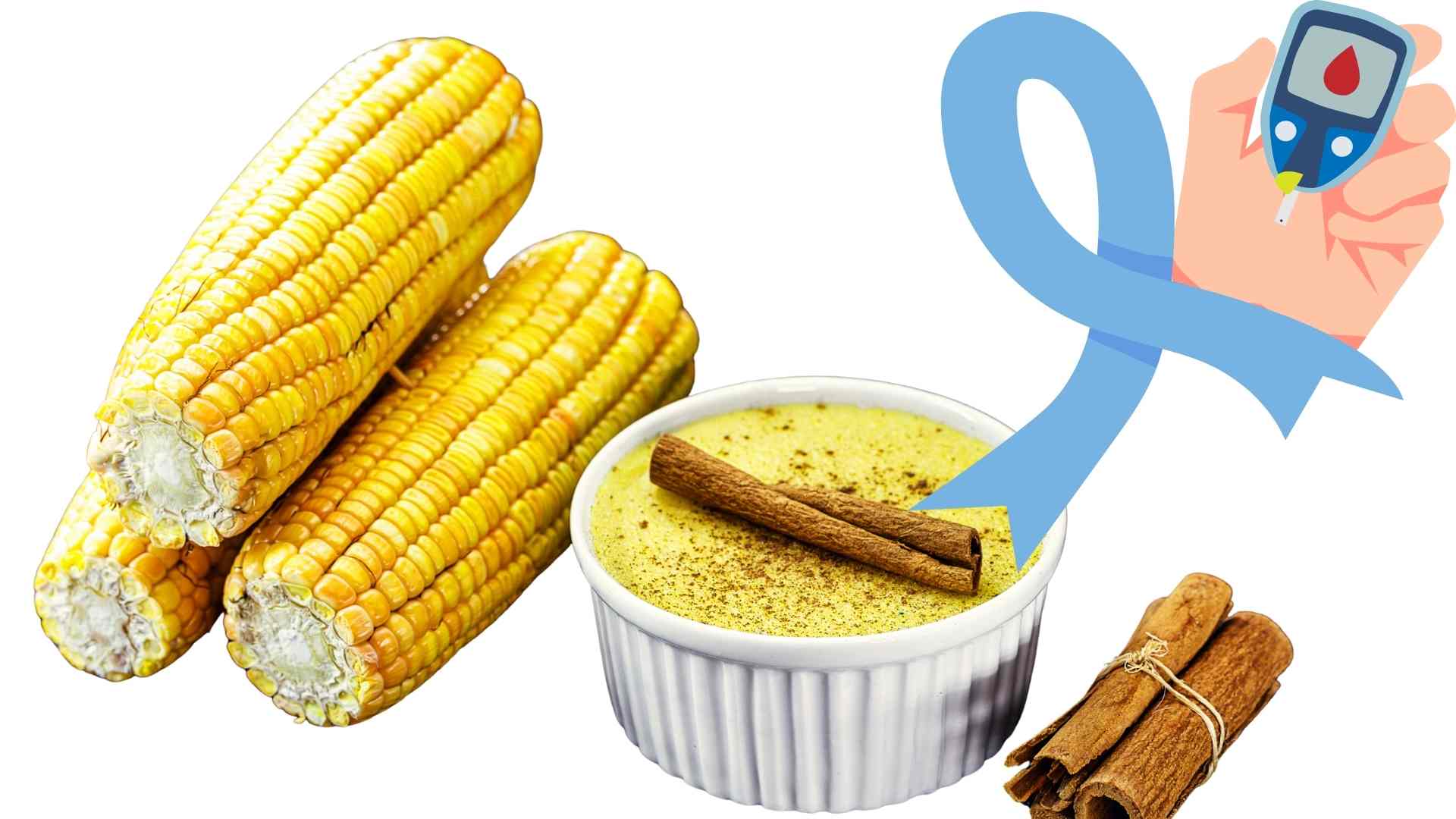 Corn porridge helps control diabetes complications. Graphics: Ha May