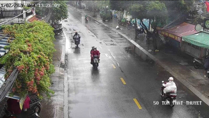 The area of Ho Chi Minh City has unseasonal thunderstorms. Photo: UDI Maps
