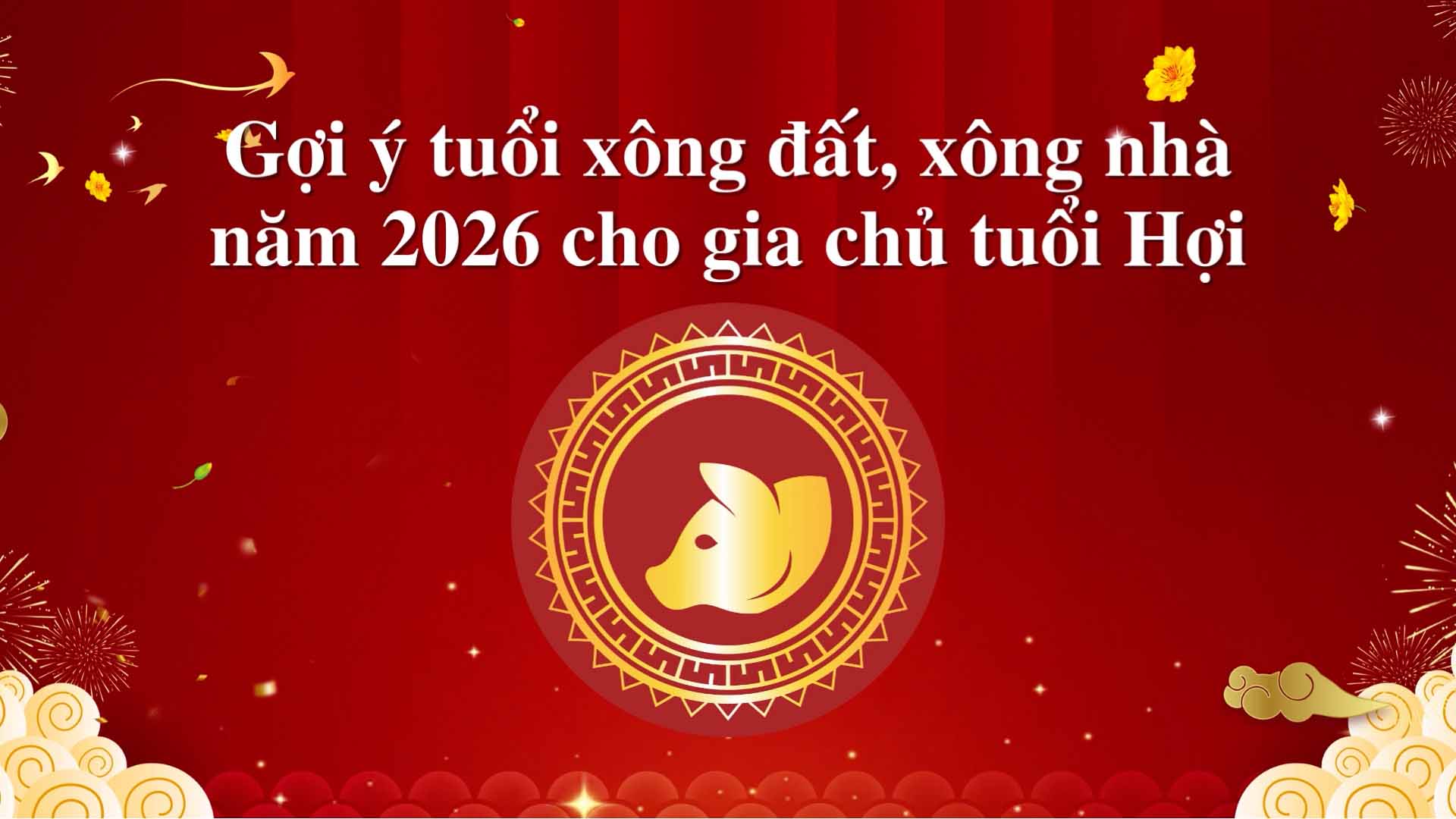 Suggesting the age to be the first visitor to the house in 2026 for house owners born in the year of the Pig