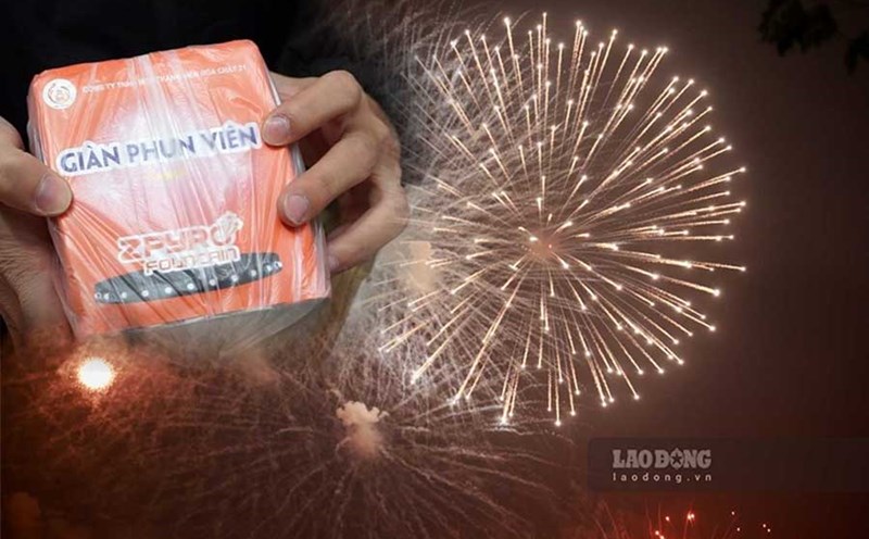 Fireworks of the Ministry of National Defense have a high firing range of 30-35 m, especially the flashing rocket launcher reaches a maximum of about 35 m. Photo: To The