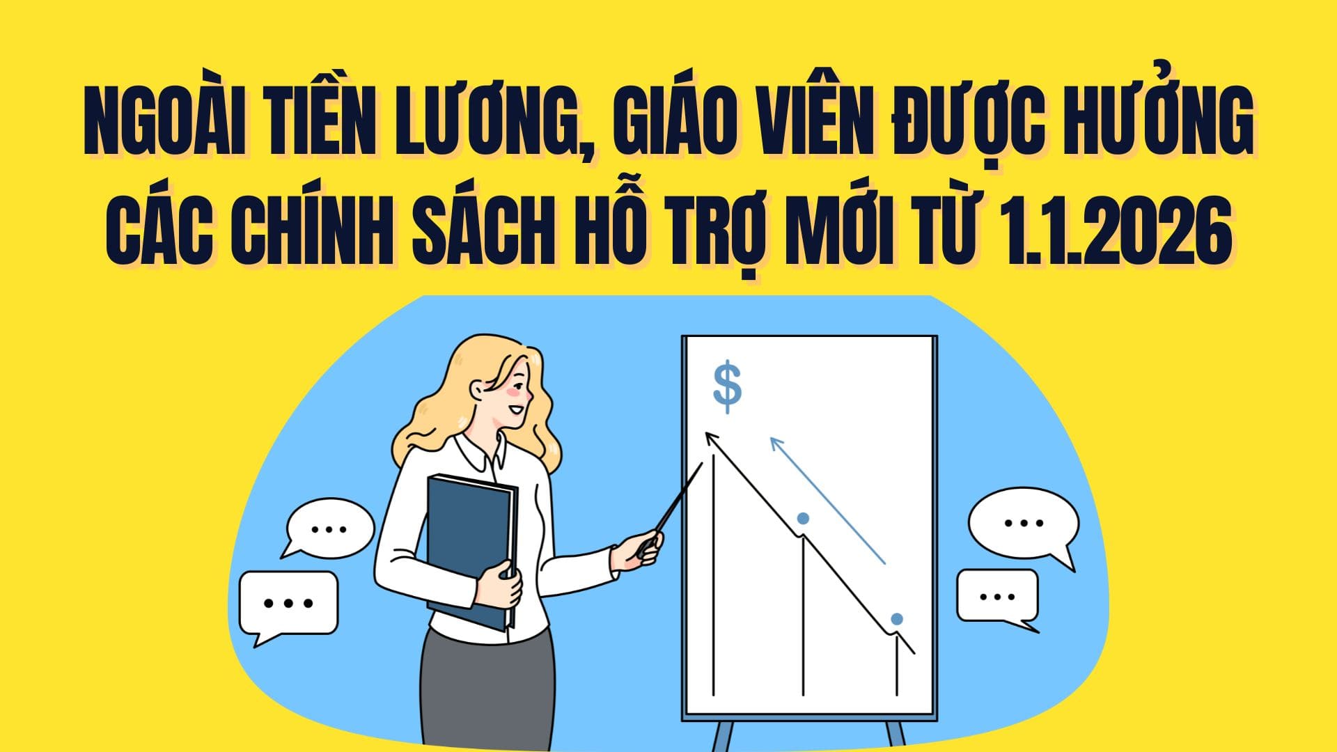 In addition to salary, teachers are entitled to new support policies from January 1. 2026. Graphics: Tra My