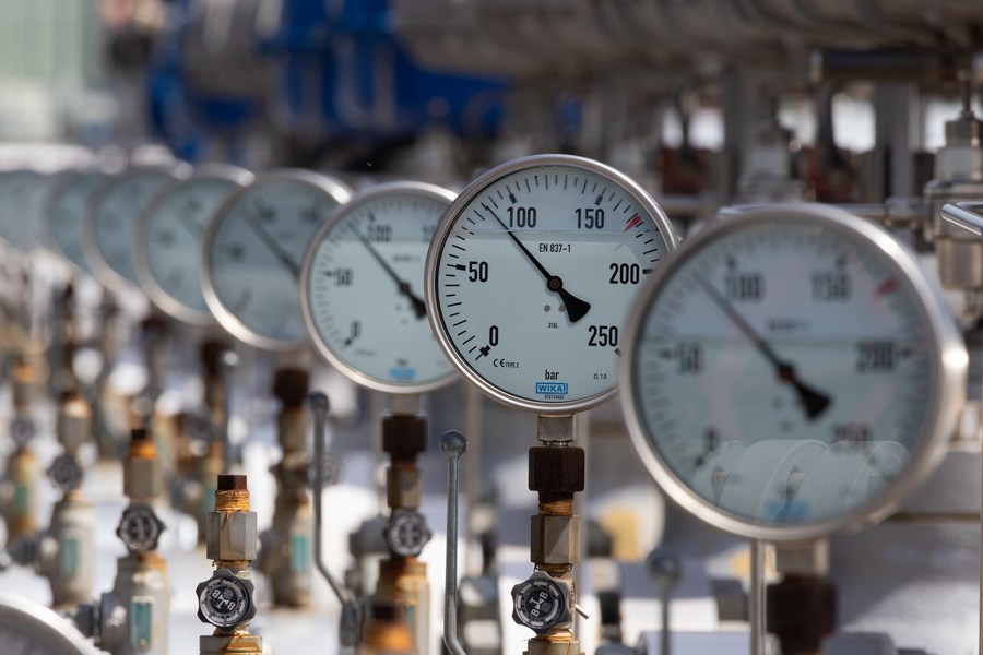 On February 9 alone, European Union (EU) countries withdrew about 623 million m3 of gas from reserves. Photo: Xinhua