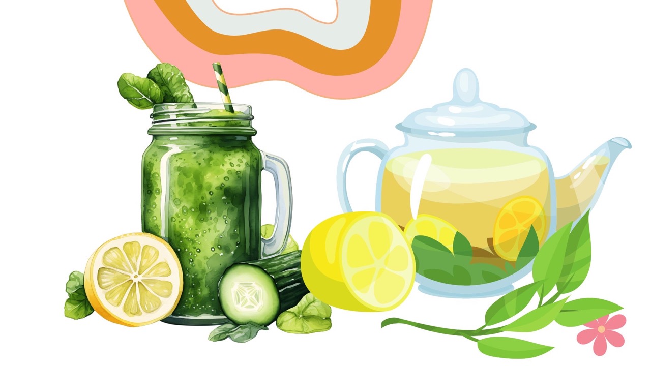 Cucumber juice and sugar-free warm lemon juice help support uric acid control. Photo: Huong Son