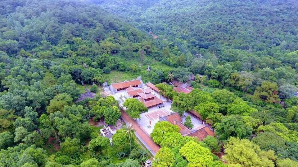 Overview of Con Son Pagoda (Hai Phong City). Photo: Con Son - Kiep Bac Relic Site Management Board