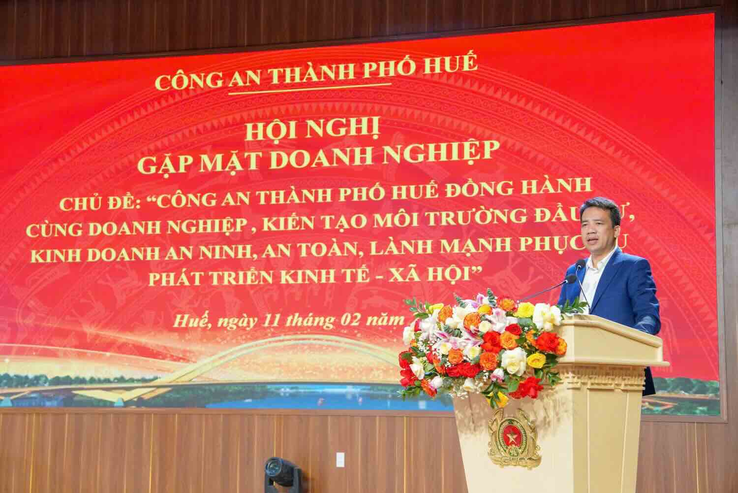 Ông Trần Hữu Thùy Giang - Phó Chủ tịch UBND TP Huế phát biểu chỉ đạo. Ảnh: Trần Hồng.