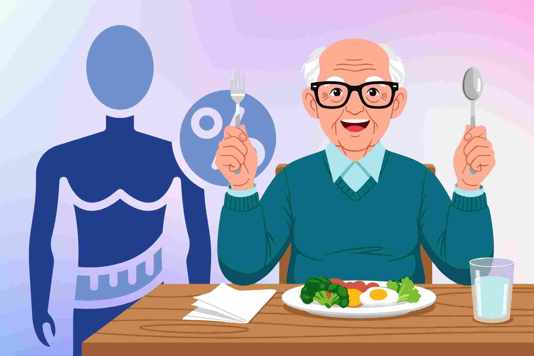 Eating rules to reduce belly fat effectively after 45 years old