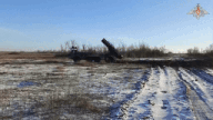 Russian artillery attacks Ukrainian troops. Photo: Russian Ministry of Defense