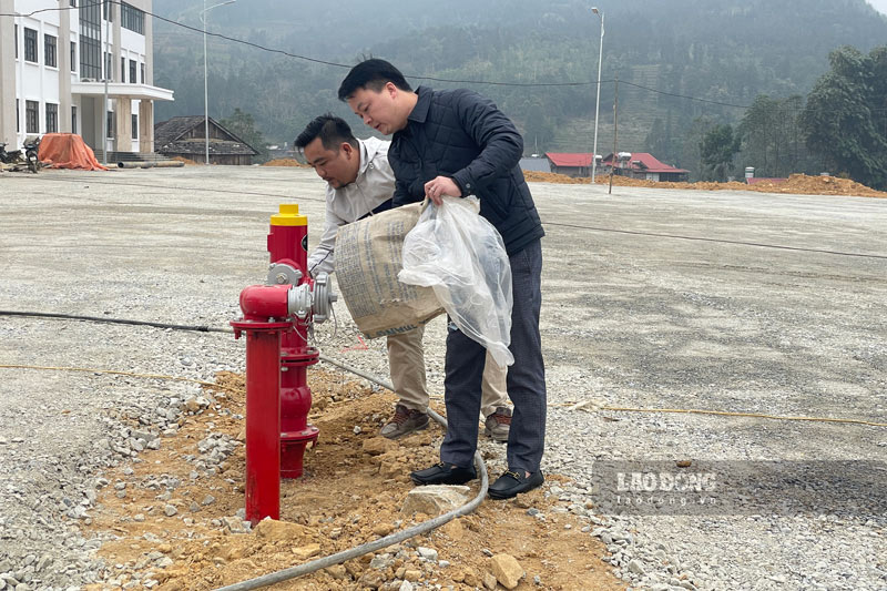 Nhiều hạng mục chính tại bệnh viện đã hoàn thiện. Ảnh: Đinh Đại