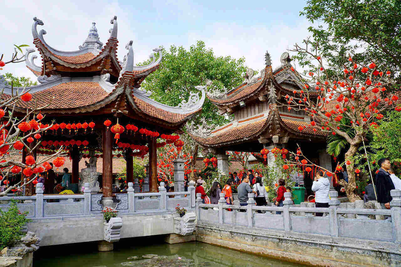 Tranh Temple is ready for the 2026 spring festival season. Photo: Chung Anh
