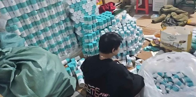 Thanh Hóa triệt phá đường dây thuốc, thực phẩm chức năng giả quy mô lớn