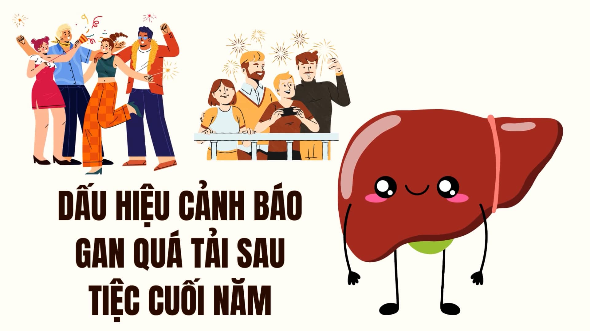 Warning signs of liver overload after year-end parties