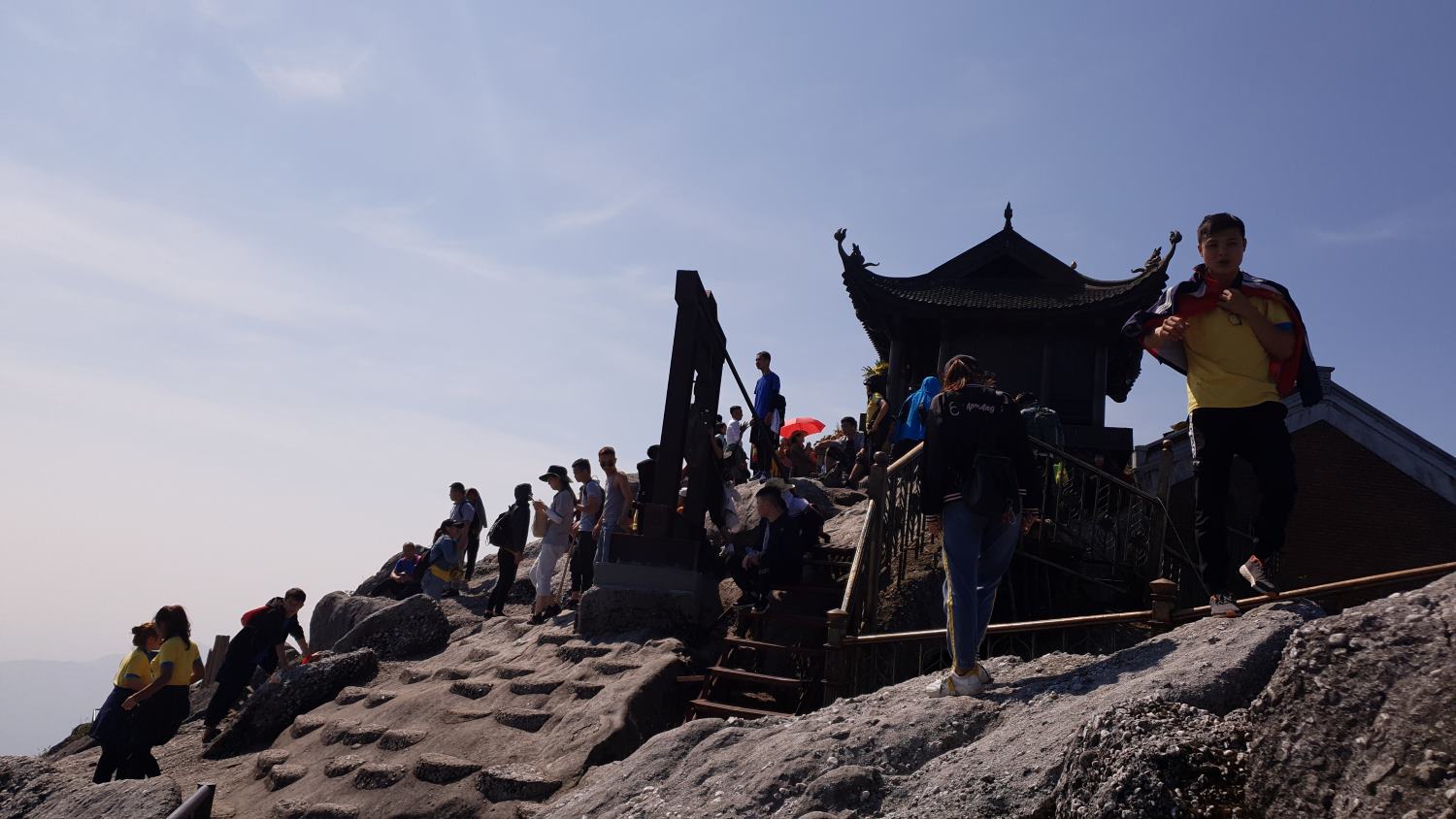 Dong Pagoda on the top of Yen Tu mountain, Quang Ninh province. Photo: Nguyen Hung