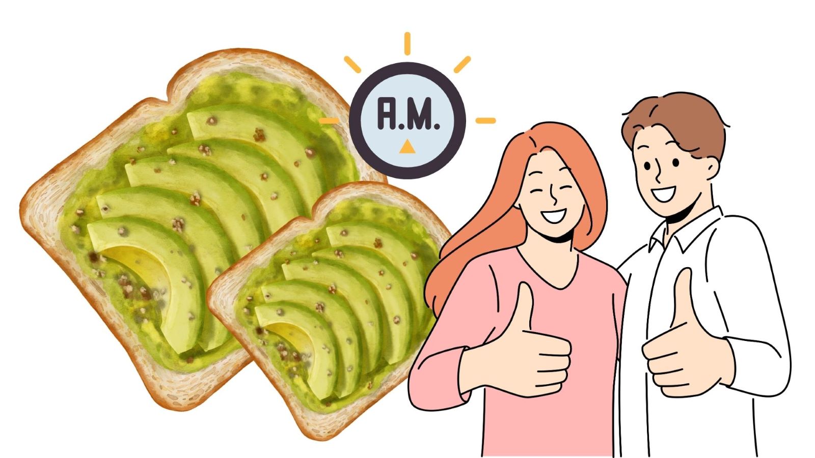 Baked butter bread is a healthy breakfast. Graphics: Thanh Thanh