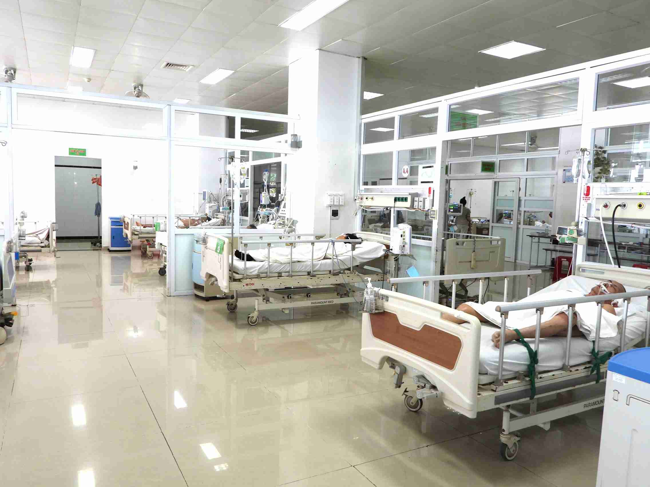 Khoa Hồi sức tích cực và Chống độc, Bệnh viện Đa khoa vùng Tây Nguyên. Ảnh: Bảo Trung