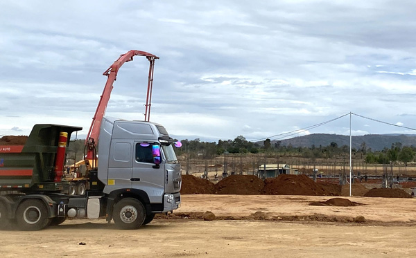 Schools in border areas are accelerating construction progress. Photo: Thanh Tuan