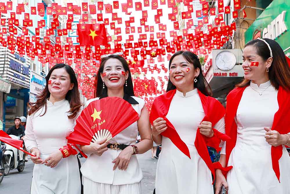 Vietnam's happiness index has increased 37 places in recent years. Photo: Hai Nguyen