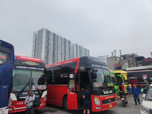 Near Tet, Hanoi bus station is still deserted. Photo: Minh Hanh