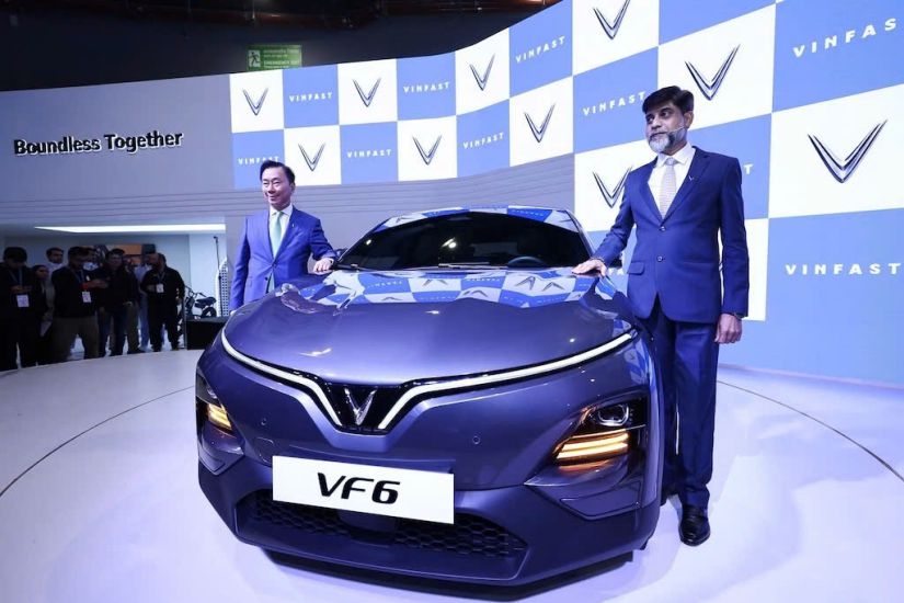 VF 6 at the launch in the Indian market. Photo: VinFast