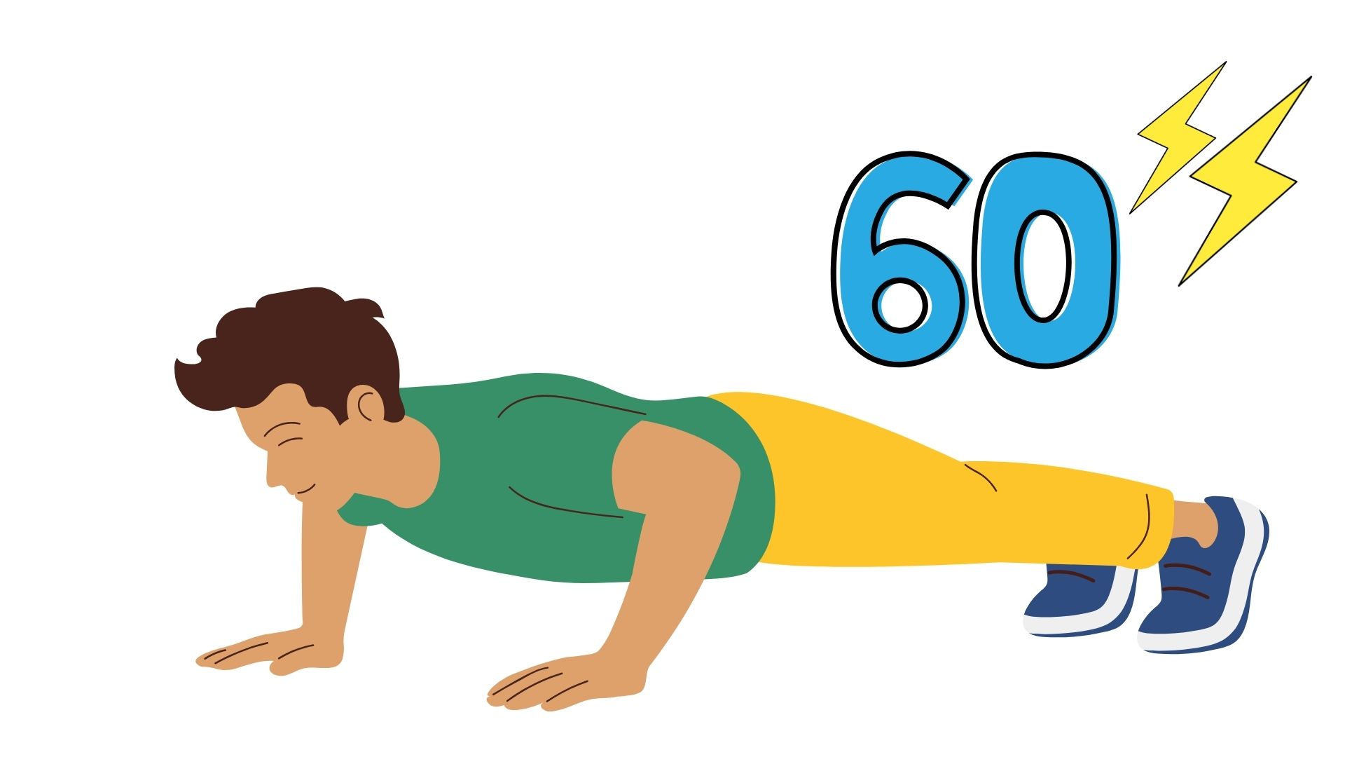 Push-ups are good for health. Graphics: Thanh Thanh