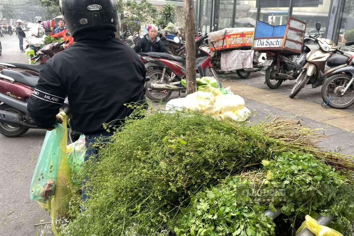 Những người chở hương thơm của Tết. Ảnh: Thanh Bình 