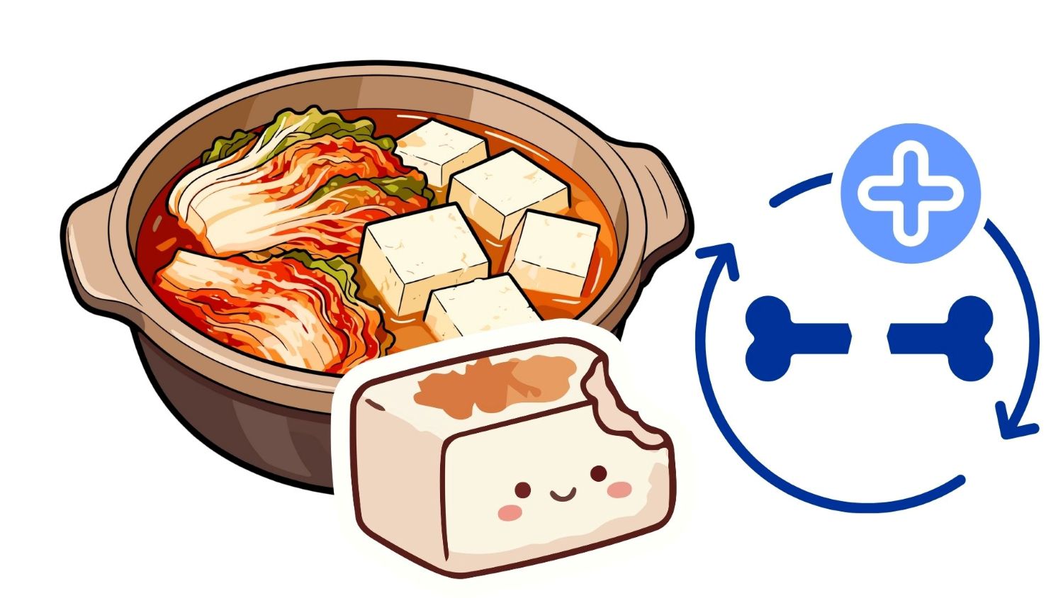 Tofu is a food rich in calcium and protein, suitable for a healthy diet. Graphics: Thanh Thanh