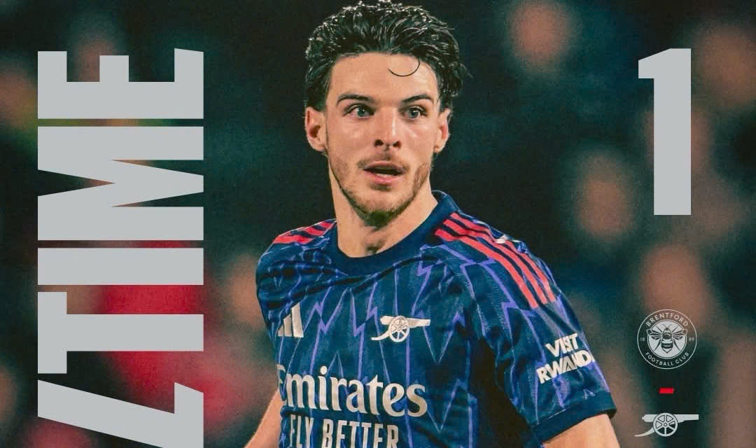 Arsenal held Brentford to a draw away from home. Photo: ARS