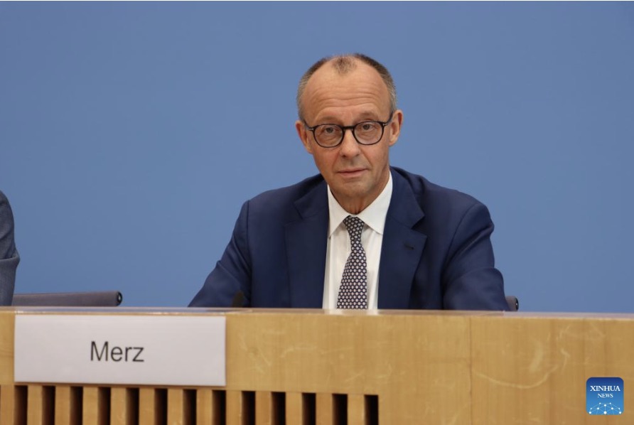 Germans support direct negotiations between Prime Minister Friedrich Merz and Russian President Vladimir Putin on ending the conflict in Ukraine. Photo: Xinhua