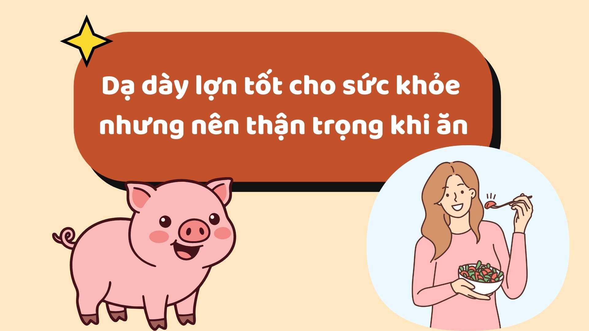 Pork stomach is good for health but should be cautious when eating