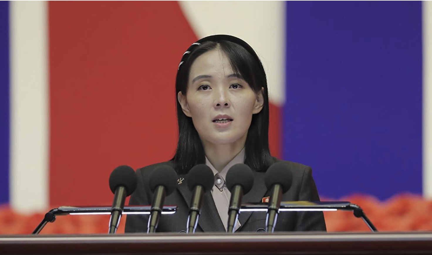 Kim Yo Jong, hermana del presidente norcoreano Kim Jong Un. Foto: KCNA