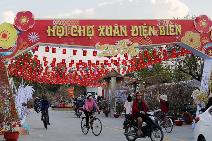 Dien Bien Spring Fair 2026 organized by the Provincial Investment, Trade and Tourism Promotion Center. Photo: Quang Dat