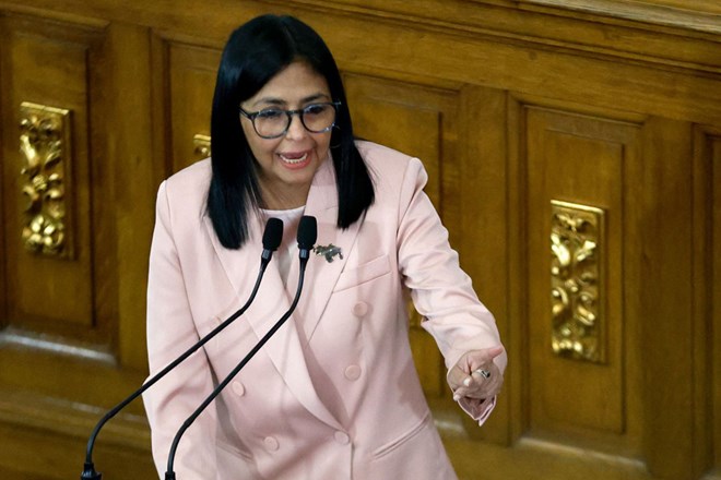 Venezuelan interim President Delcy Rodriguez. Photo: AFP