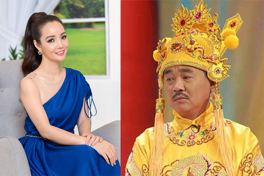 Mai Thu Huyen says the reason for inviting NSND Quoc Khanh to play Ngoc Hoang in Tet movies. Photo: Producer