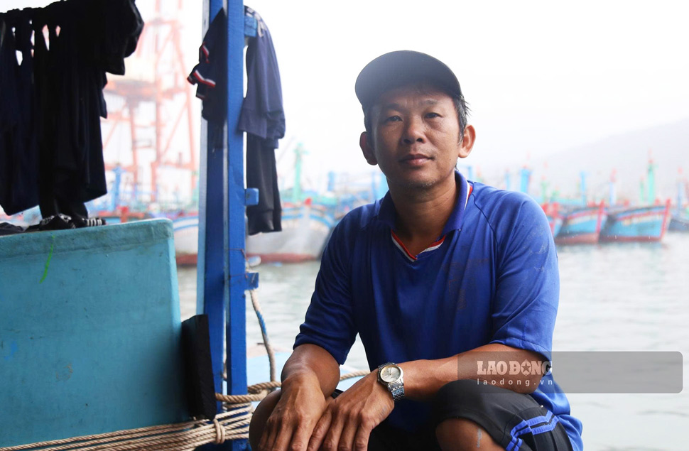 Ngư dân Trần Ngọc Ngôn. Ảnh: Hoài Phương