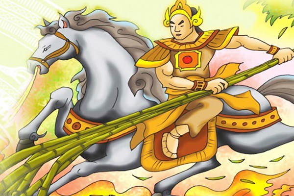 Thánh Gióng đã trở thành câu chuyện cổ tích được yêu thích của người Việt. Ảnh: Nhà xuất bản