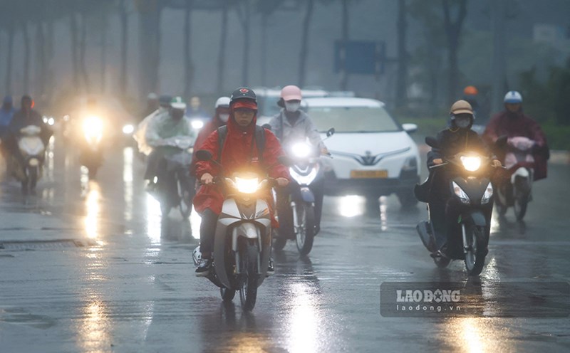 Forecast due to the impact of cold air, the North will have scattered rain from the night of February 16. 2. Photo: Viet Anh
