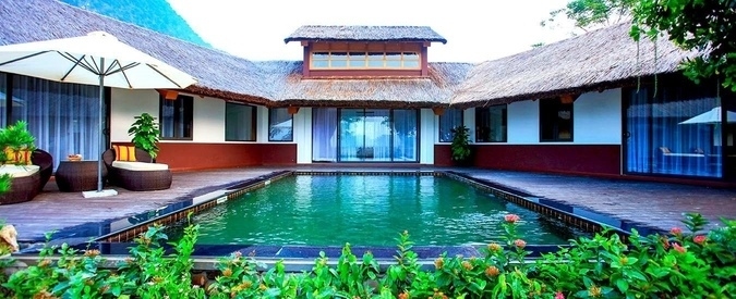 Serena Resort Kim Bôi với nguồn khoáng nóng thiên nhiên. Ảnh: Serena Resort Kim Bôi