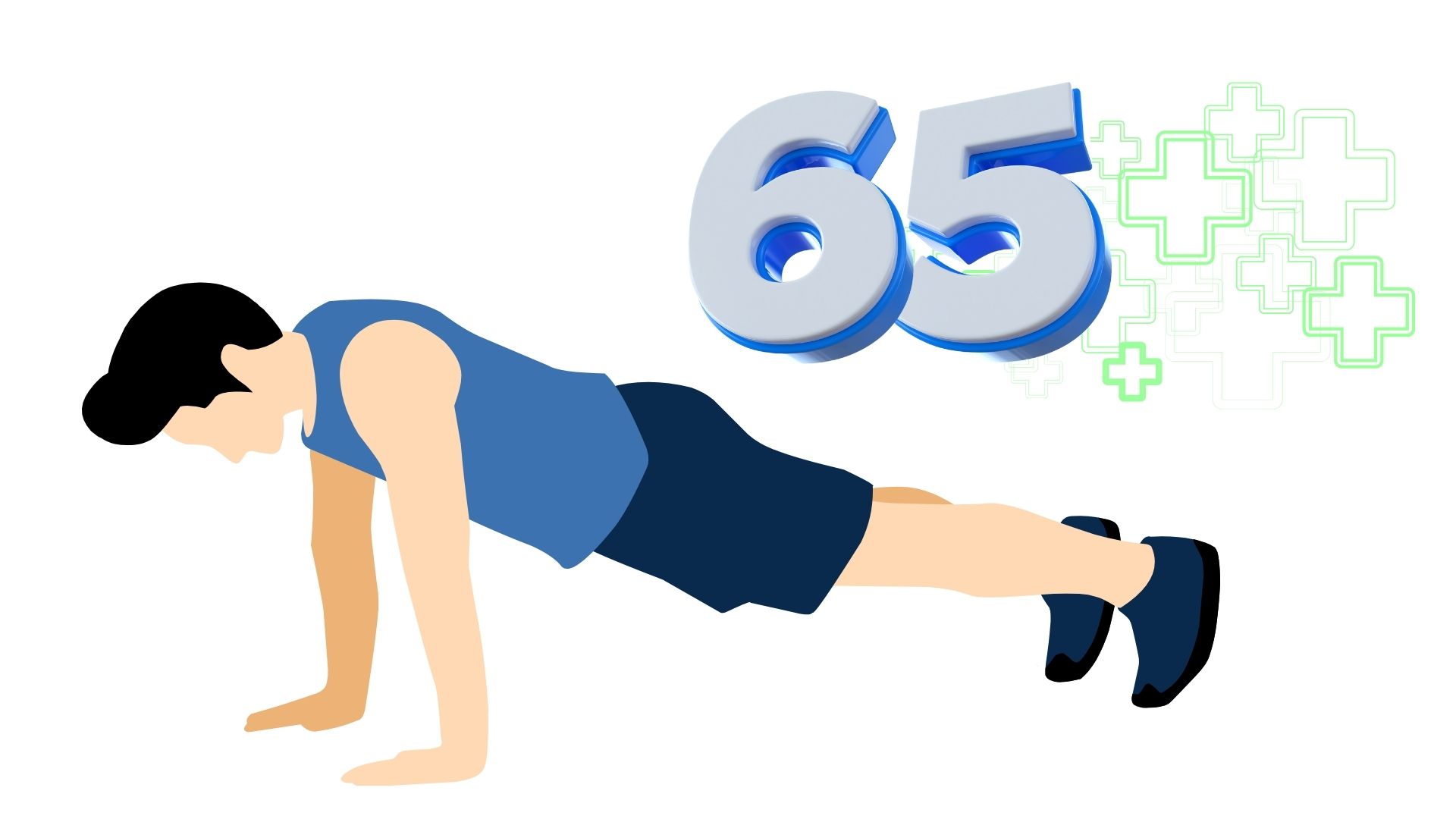 팔굽혀펴기는 건강에 좋은 운동입니다. 그래픽: 탄탄