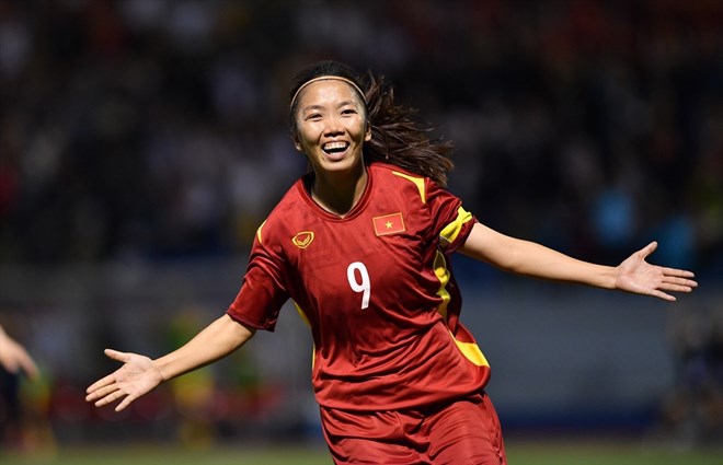 Huynh Nhu is the leading striker of Vietnamese women's football for more than 10 years. Photo: Hai Nguyen