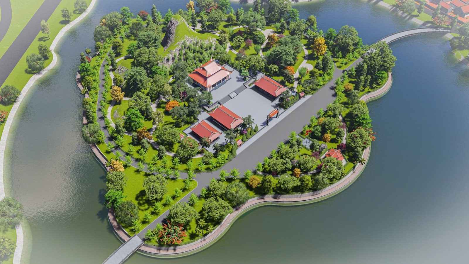 Before implementing the project of the exhibition area about President Ho Chi Minh, Chuong My Ward People's Committee issued a Decision on land recovery compensation plan. Photo: Anh Duc