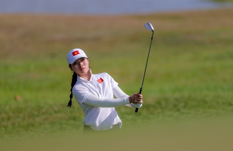 Golfer Le Chuc An is in good form in New Zealand. Photo: VGA