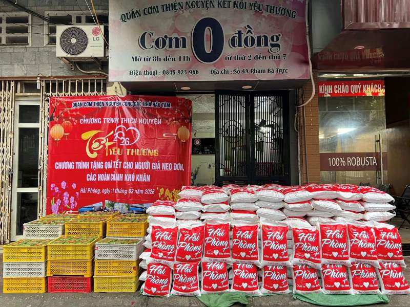 Quán cơm 0 đồng 