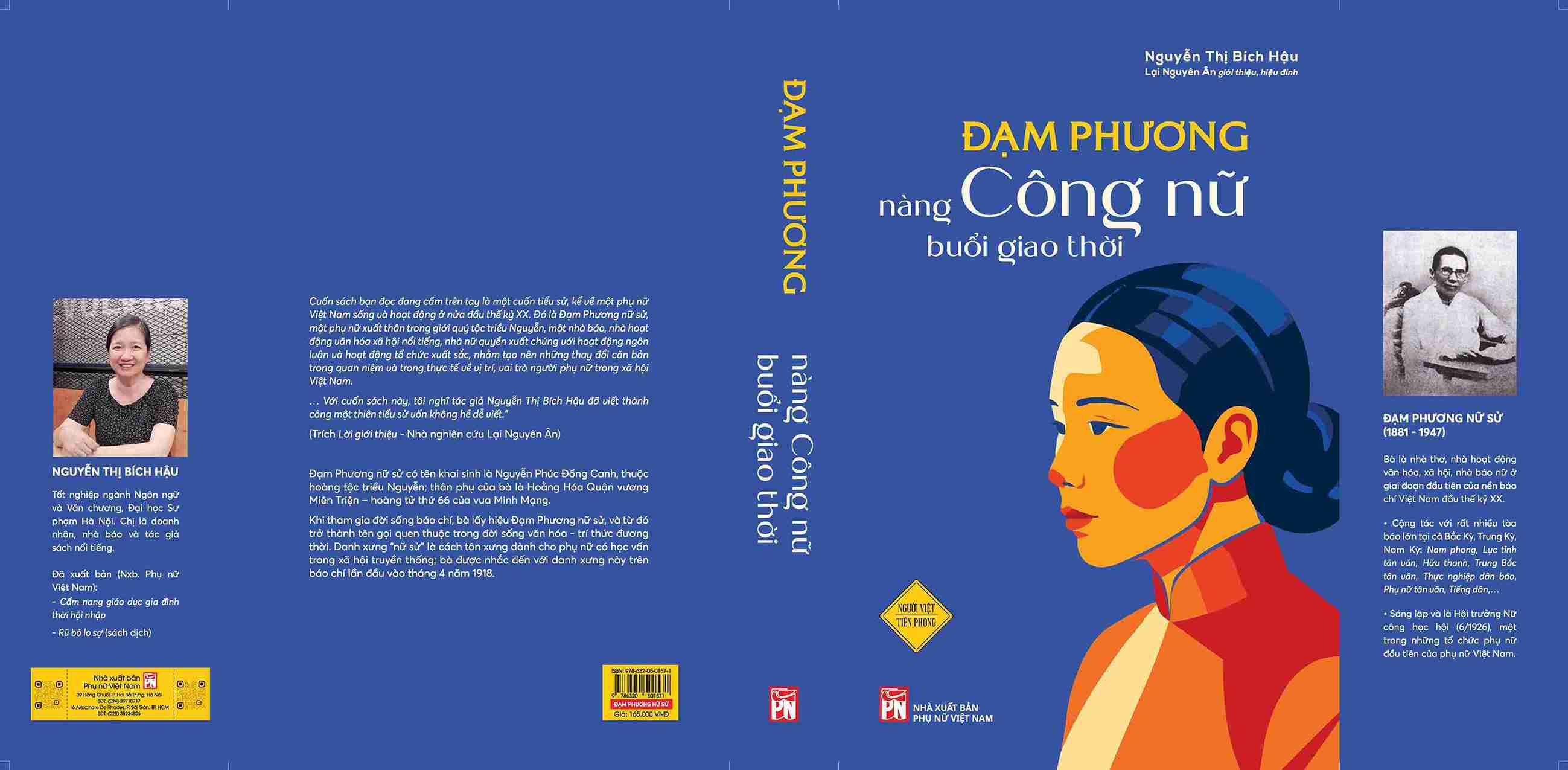 Bìa cuốn sách “Đạm Phương - Nàng công nữ buổi giao thời”