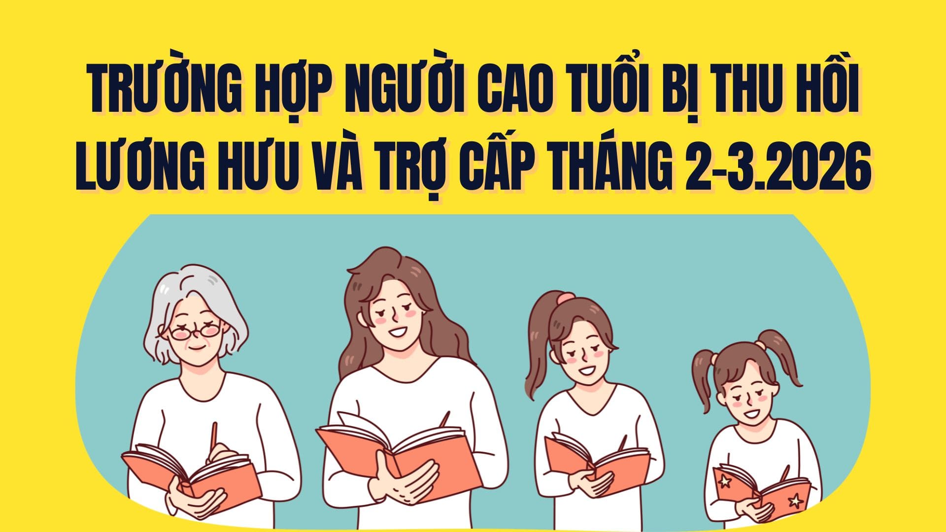 Cases where social insurance recovers pensions and allowances for March-April 2026. Graphics: Tra My