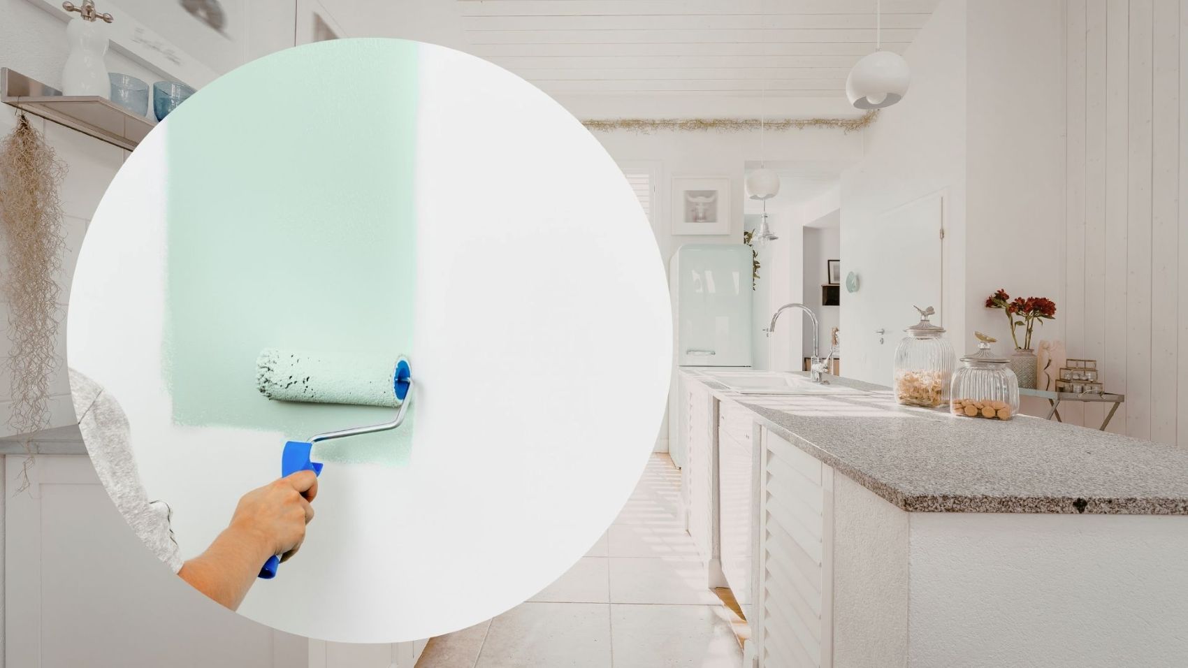 Prioritizing bright colors in design helps small kitchens look spacious, airy and reflect light better. Graphics: Thanh Thanh