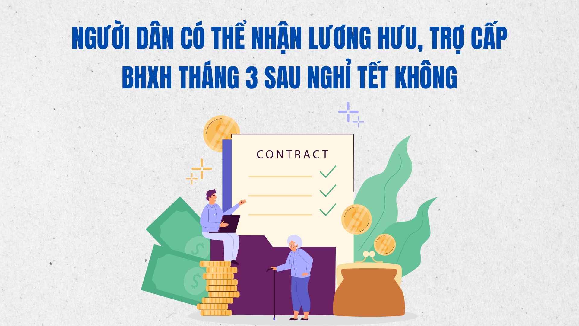 Can people receive pensions and social insurance allowances for March after Tet holiday