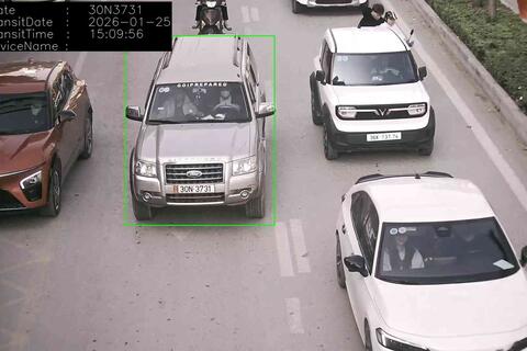 Car owner fined remotely in Thanh Hoa. Photo: Thanh Hoa Police