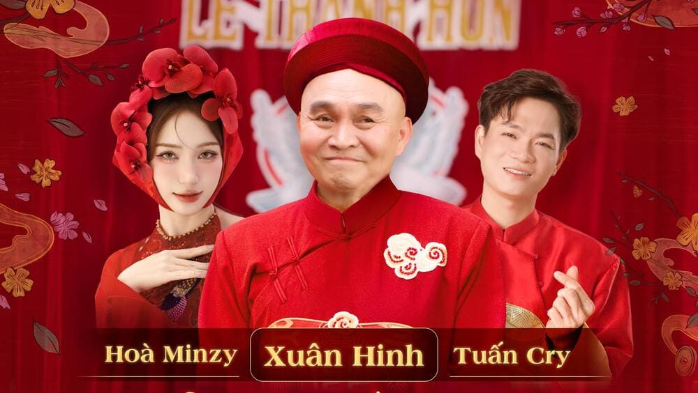 Hoa Minzy unexpectedly reunites with artists Xuan Hinh, Tuan Cry in the OST "Old man gets married". Photo: Character provided