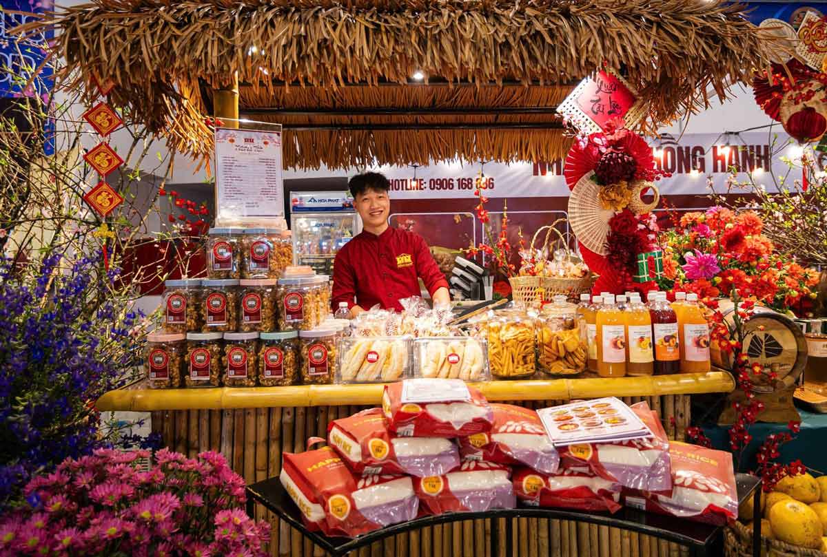 A booth at the OCOP Spring 2026 Quang Ninh Fair. Photo: Doan Hung