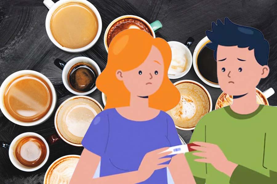 Drinking coffee and tea in the morning affects fertility. Graphics: Thien Nhan